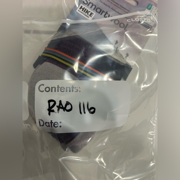 Smartwool Women's Small Hike Light Cushion Low Ankle Socks Charcoal Teal NWT - Picture 4 of 6